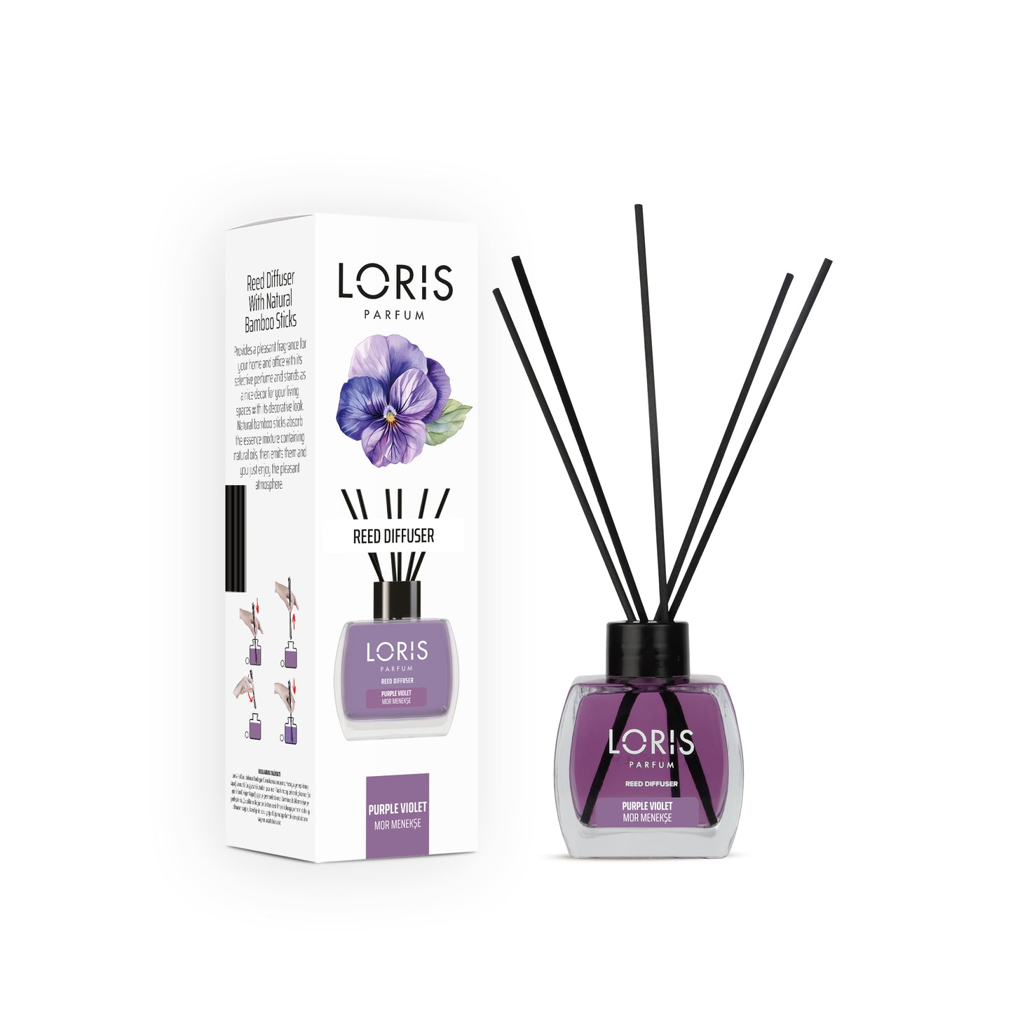 DIFFUSORE AMBIENTE LORIS PURPLE VIOLET 120 ML