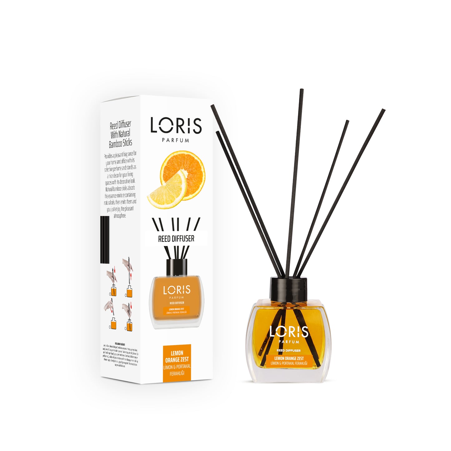 DIFFUSORE AMBIENTE LORIS LEMON & ORANGE ZEST  120 ML